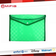 Buckle Snap Plastic PP Filing Envelope